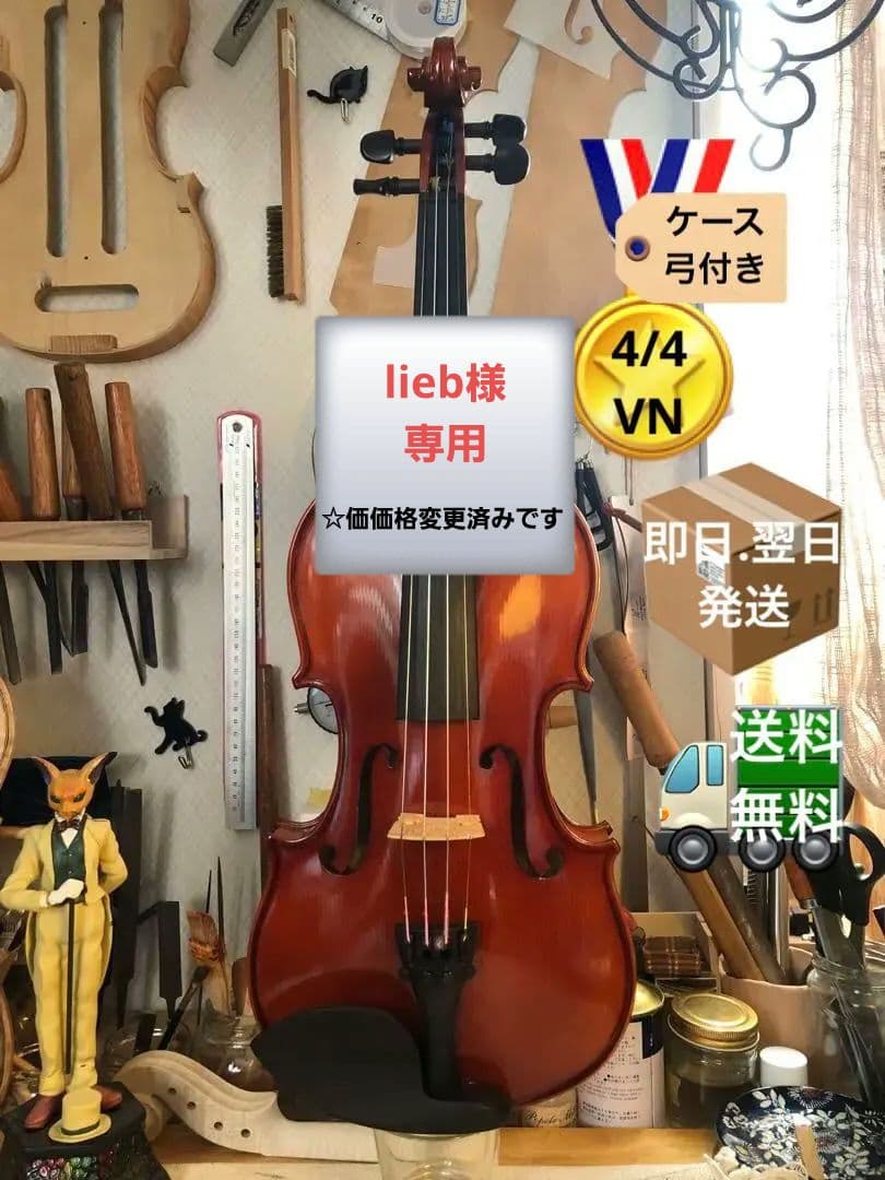 【駒&魂柱調整済】カルロジョルダーノ中古バイオリン VS-1 4/4