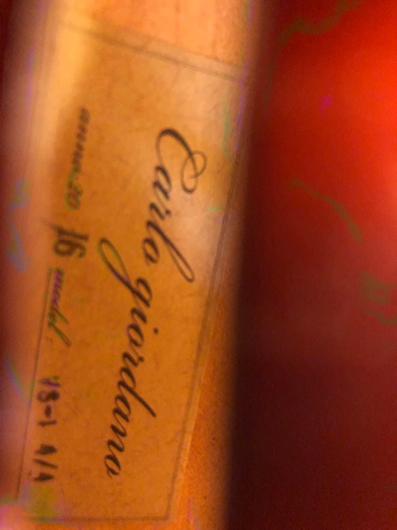 【駒&魂柱調整済】カルロジョルダーノ中古バイオリン VS-1 4/4