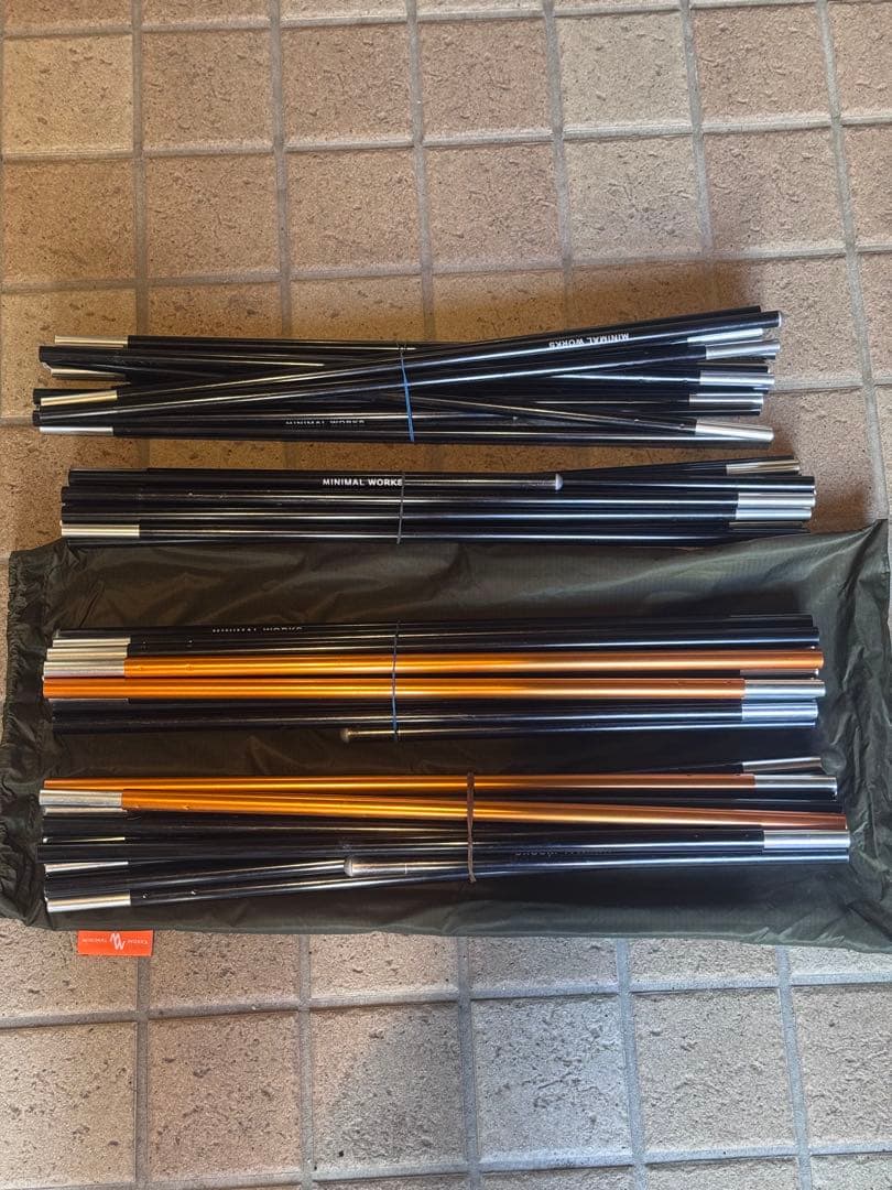 シェルターG MINIMAL WORKS テント カーキ（メッシュドア1枚付き）