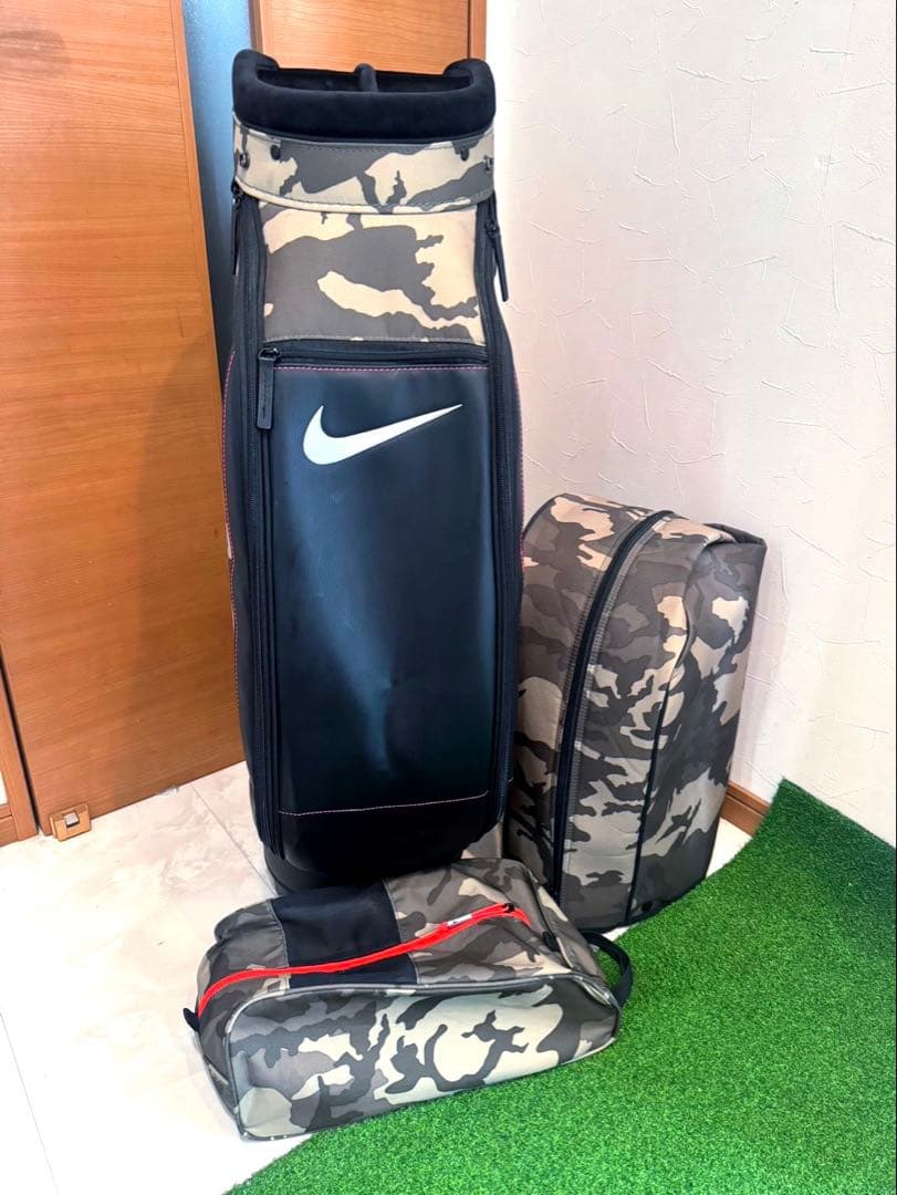 美品　即完売　ナイキ　NIKE 迷彩　カモ　キャディバッグ　スポーツカート
