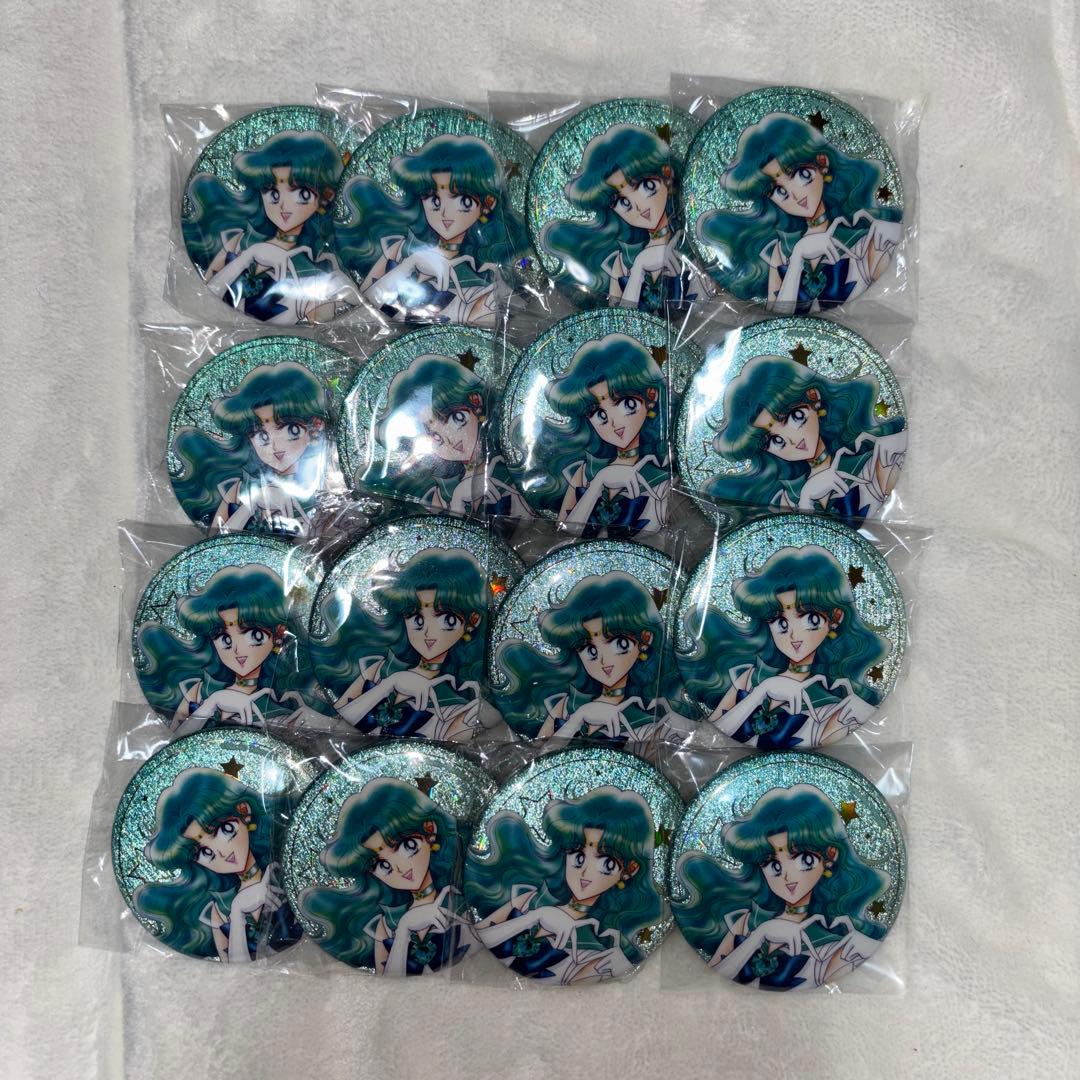 セーラームーン グリッター缶バッジ ネプチューン