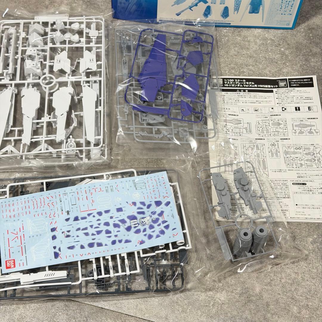☆MG Hi-ν GUNDAM Ver.Ka 1/100 H.W.S.拡張セット