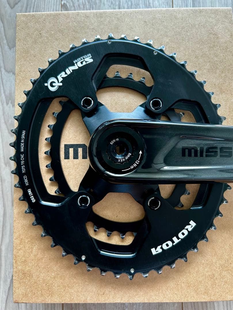 MISSION カーボンクランク 167.5mm チェーンリング無し