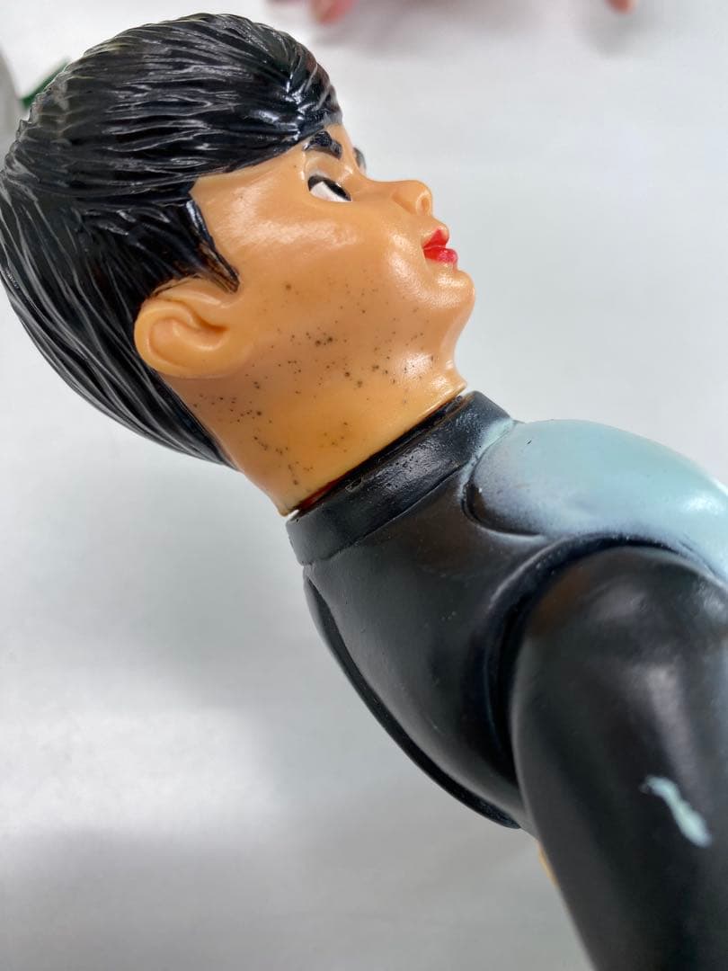 旧バンダイ　仮面ライダー　当時物　ソフビ　面取れ