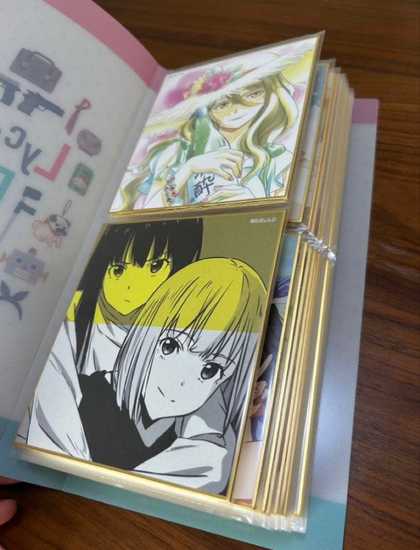 リコリコ展　ミニ色紙　全34種コンプセット（専用フォルダ入り）