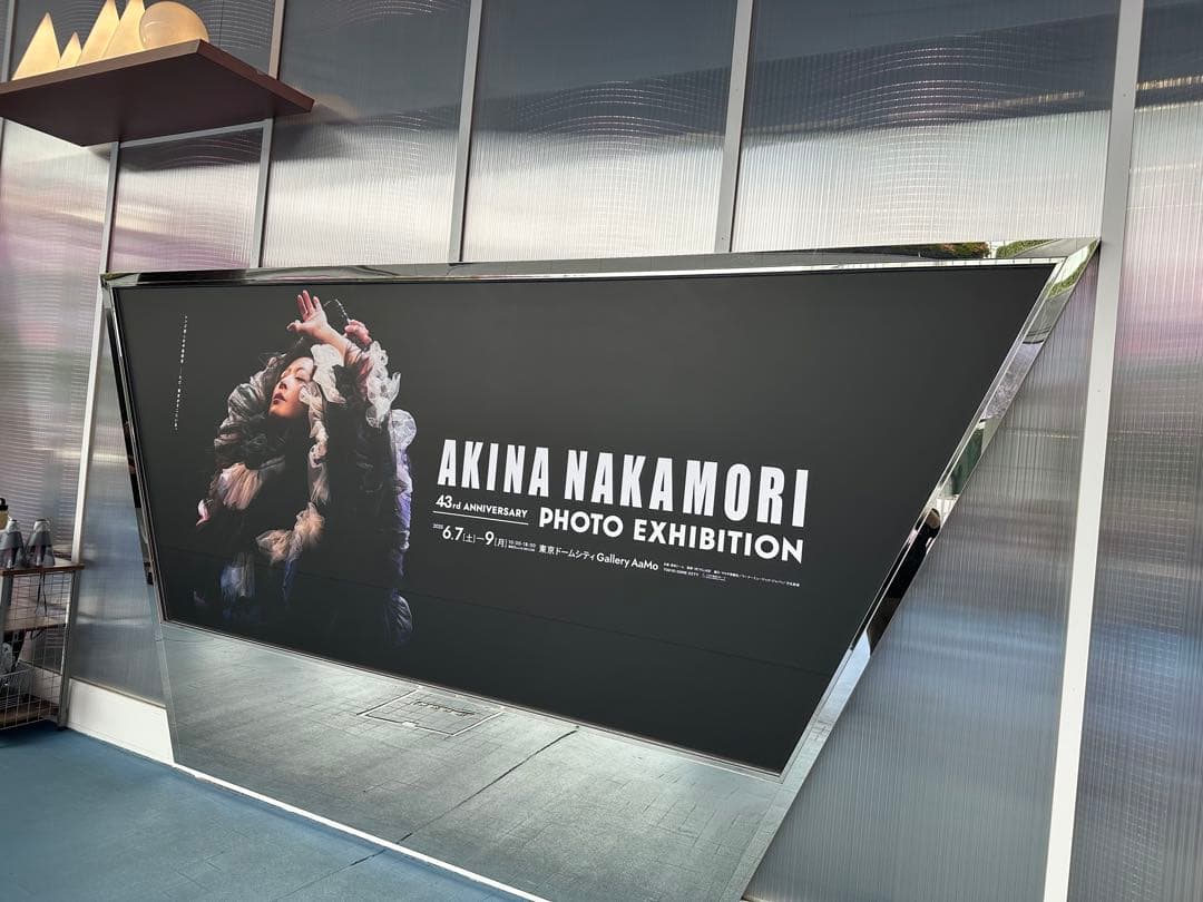 新品未使用　中森明菜　大型写真　額装　公式グッズ　写真展　おまけ付