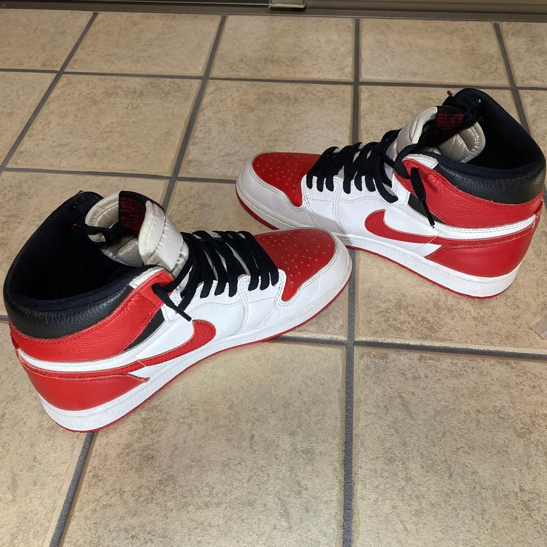 シューズ(男性用) NIKE AIR JORDAN 1 RETRO HIGH OG HERITAGE