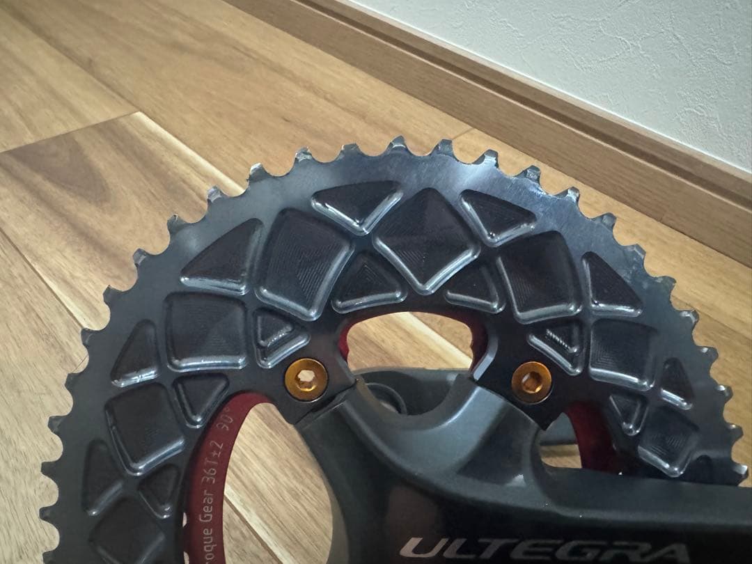 SHIMANO ULTEGRA クランク　Absoluteチェーンリング