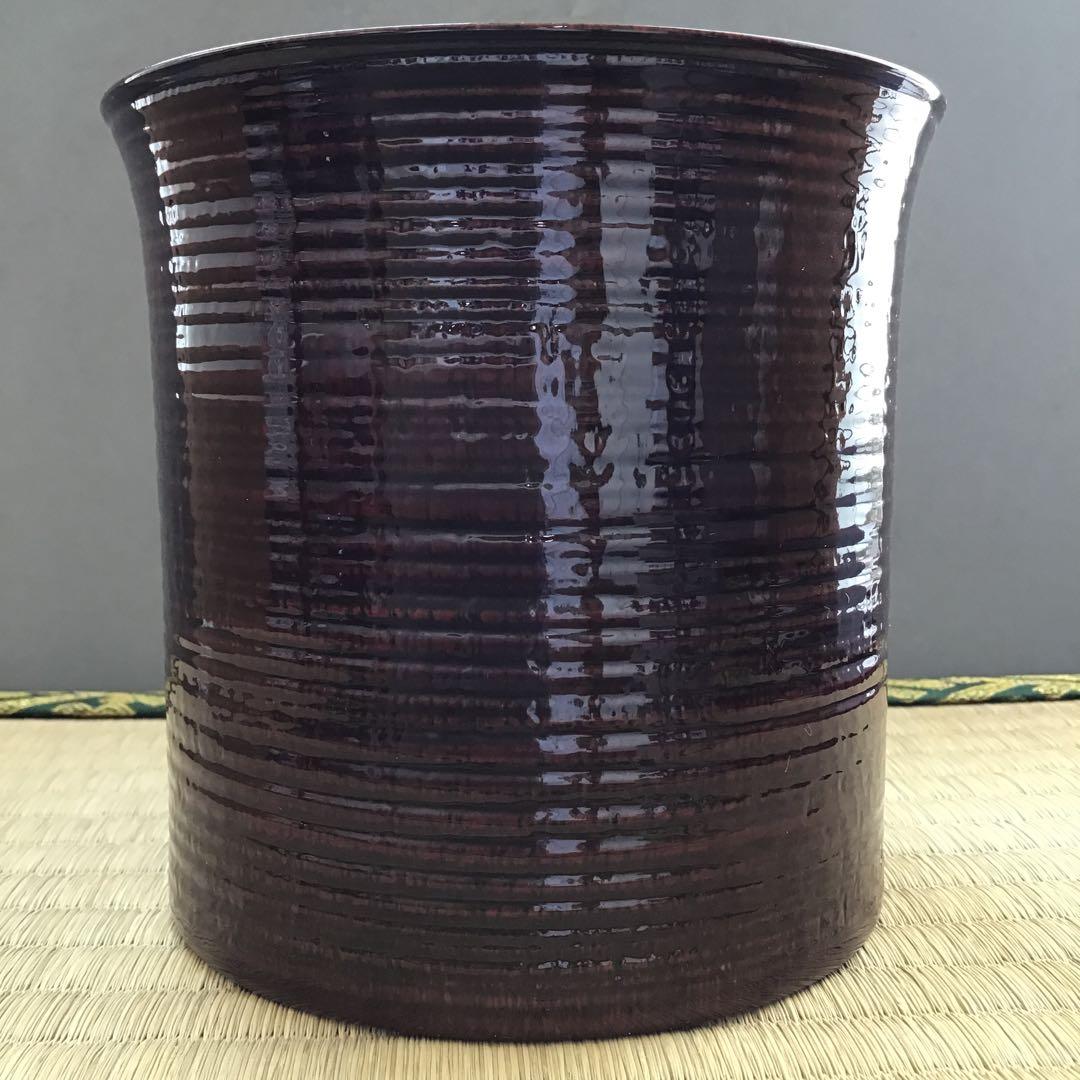 茶道具　竹節　棒ノ先建水　張貫師　村瀬玄之作　葆光斎書付　共箱　S125KS