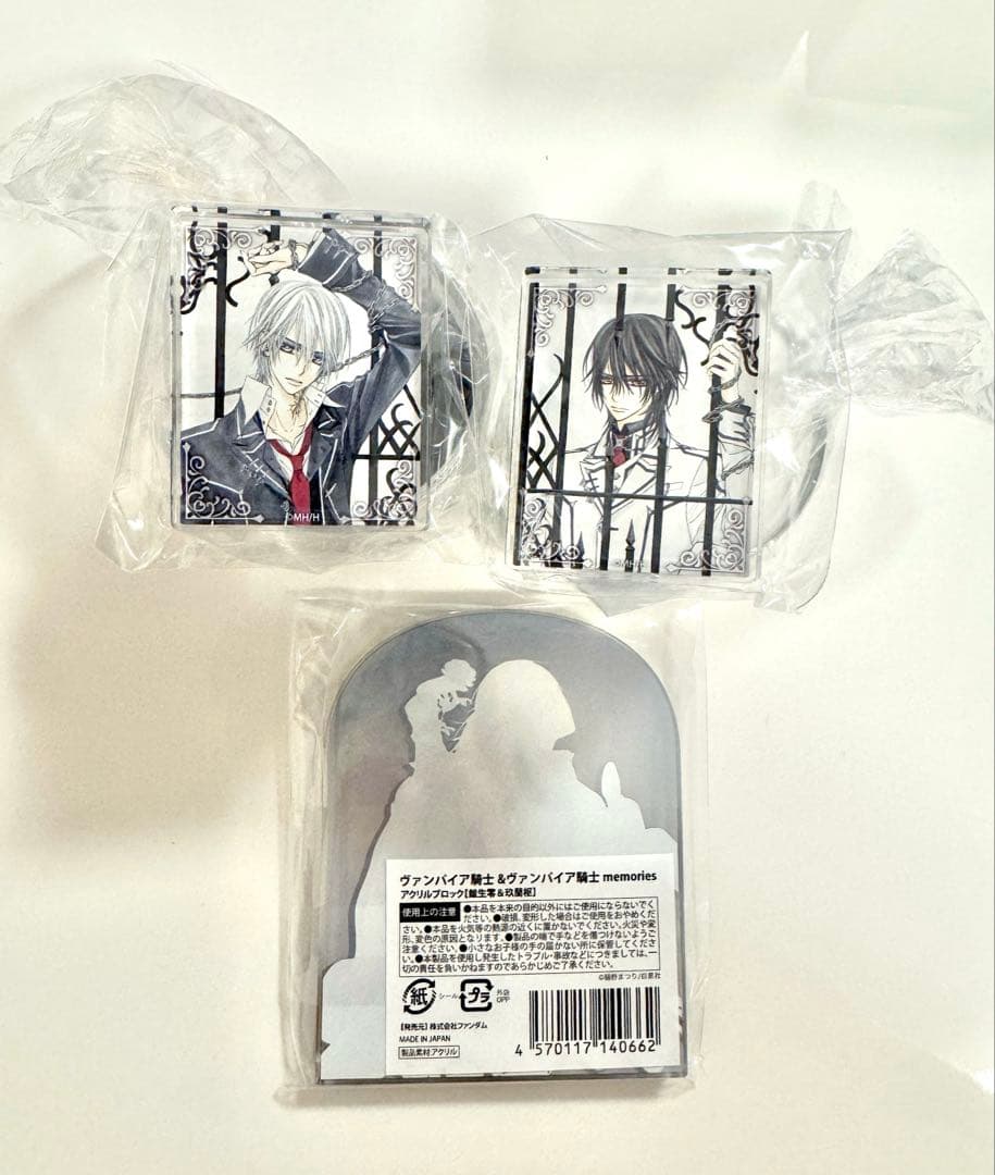 ヴァンパイア騎士memories 原画展 アクリルマスコットアロマキャンドル