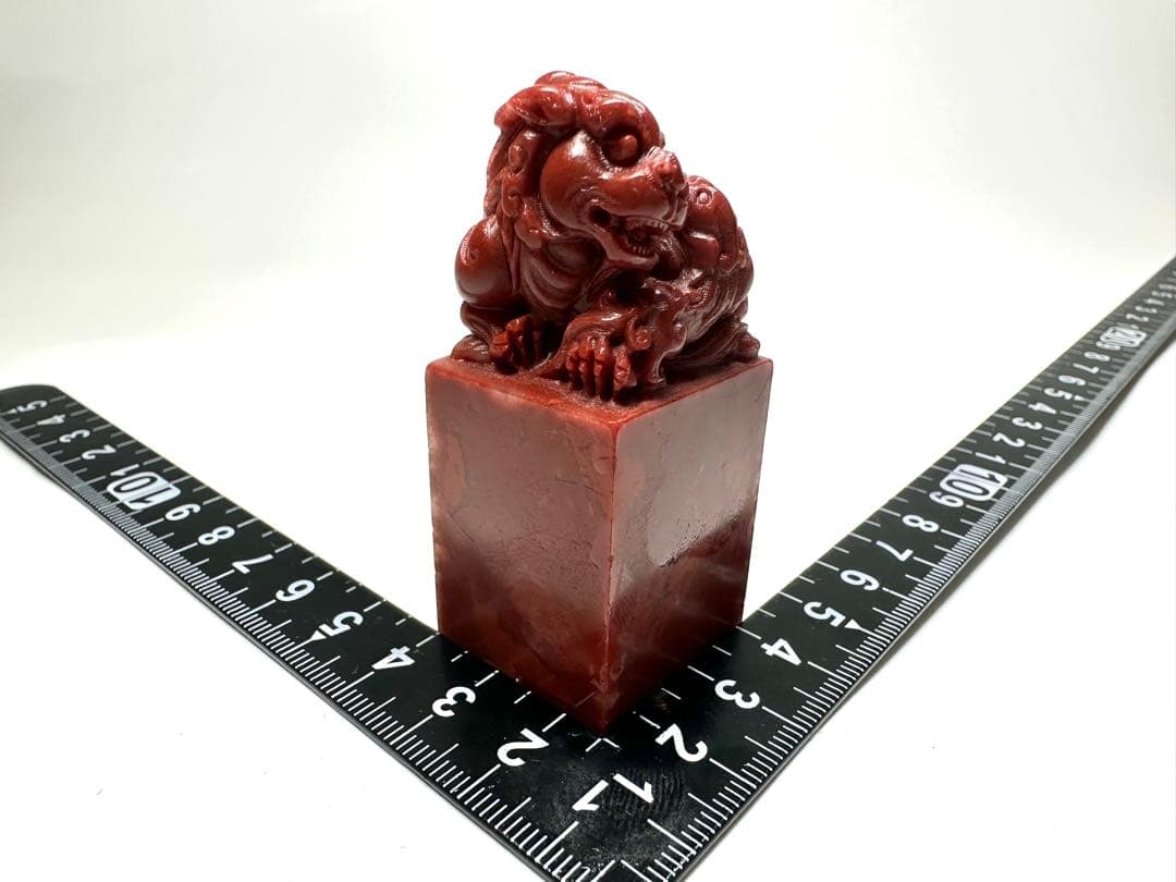 【獅子】 太獅　少獅　母子獅子　美品　高級印材　篆刻　印石　ラオス印石　水凍