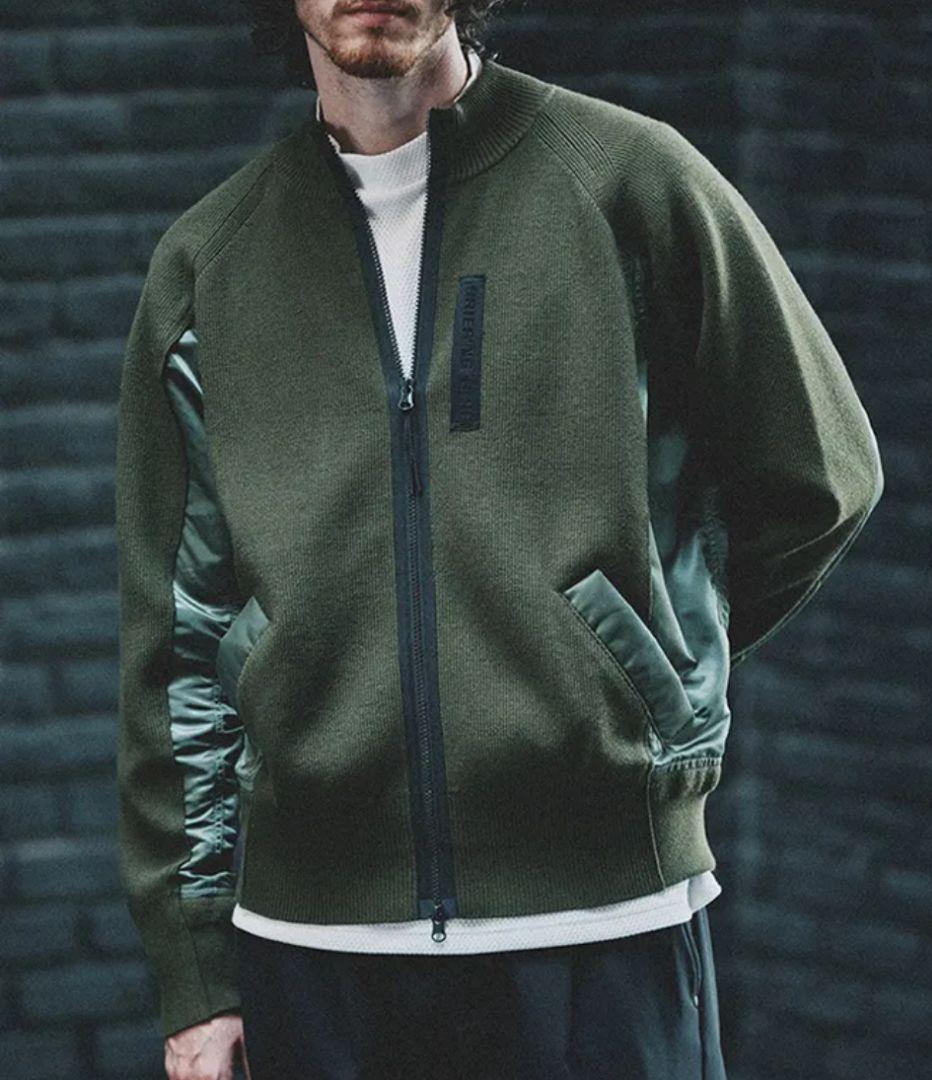 【新品】BRIEFING GOLF ニットブルゾン ブラック Ｍ