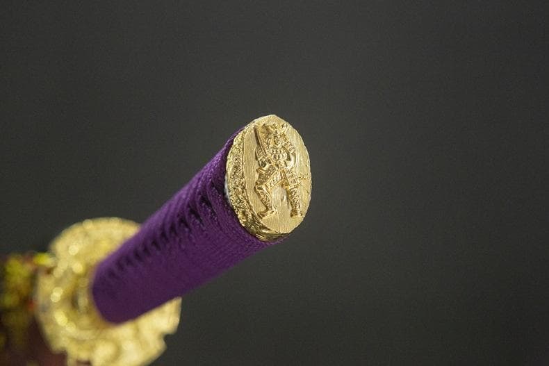 紫川太刀 日本刀 模造刀 居合刀 武士道 武蔵 鑑賞用 手鍛造打