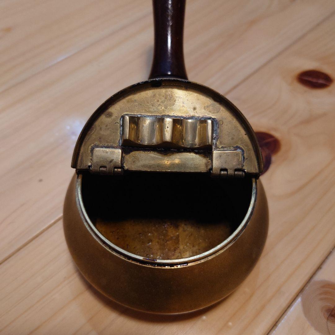 【帝国時代軍関係】海軍か？灰皿　本体直径最大約10㎝・本体高さ約5㎝