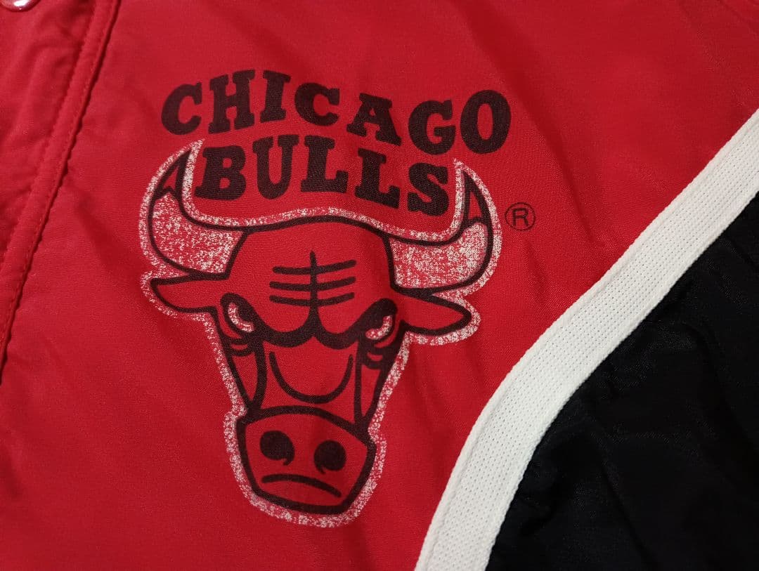 NBA シカゴ ブルズ チャンピオン ナイロン ジャケット ウォームアップ