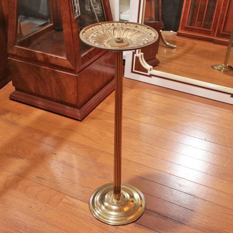ゴールド 喫煙台 アッシュトレイ 灰皿 高さ69cm 222-1208