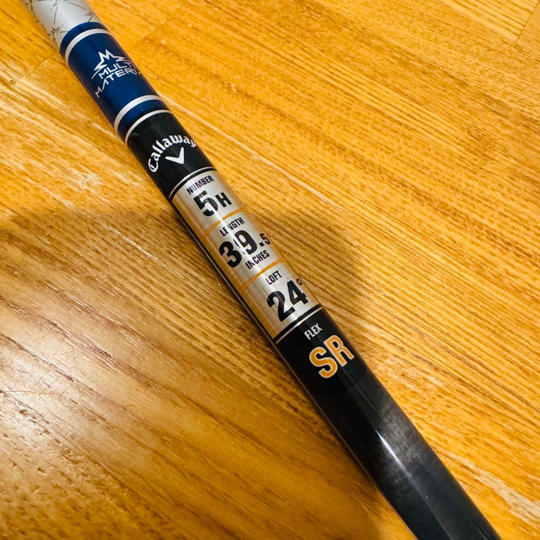 【美品】キャロウェイ AI SMOKE MAX FAST ユーティリティ 24°