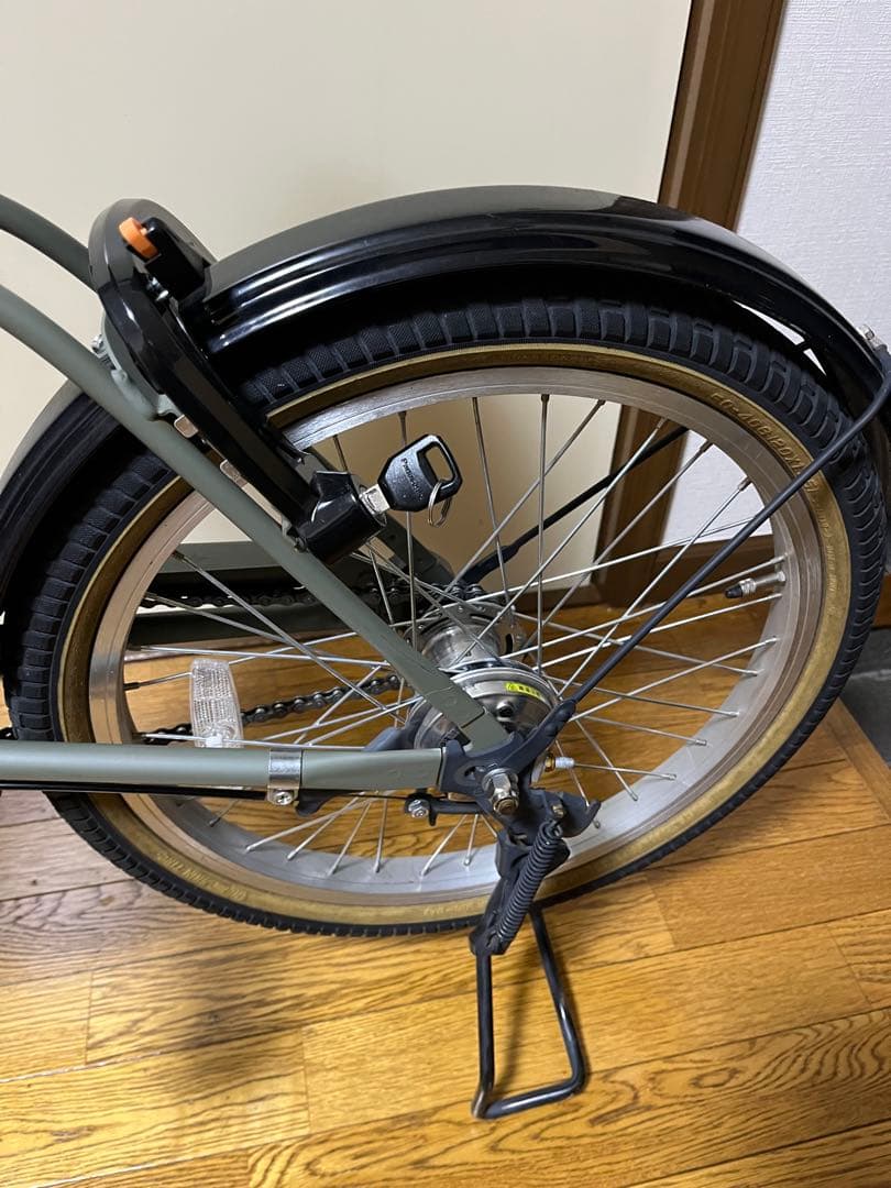 Panasonic 電動アシスト自転車 グレー 前カゴ付き