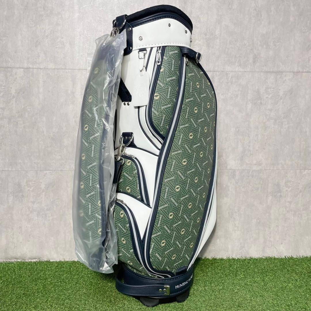 【新品】ハンティングワールド キャスコ キャディバッグ ゴルフバッグ グリーン