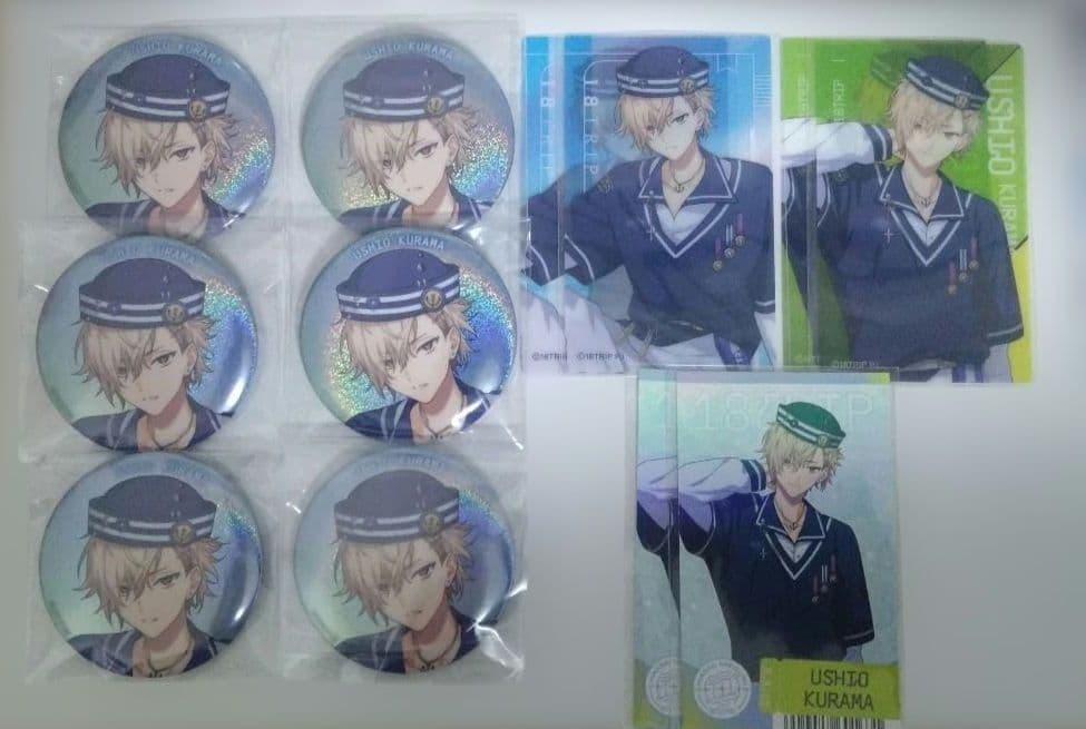 18trip エイトリ 潮 ハマメグリ 缶バッジ クリアカード 特典