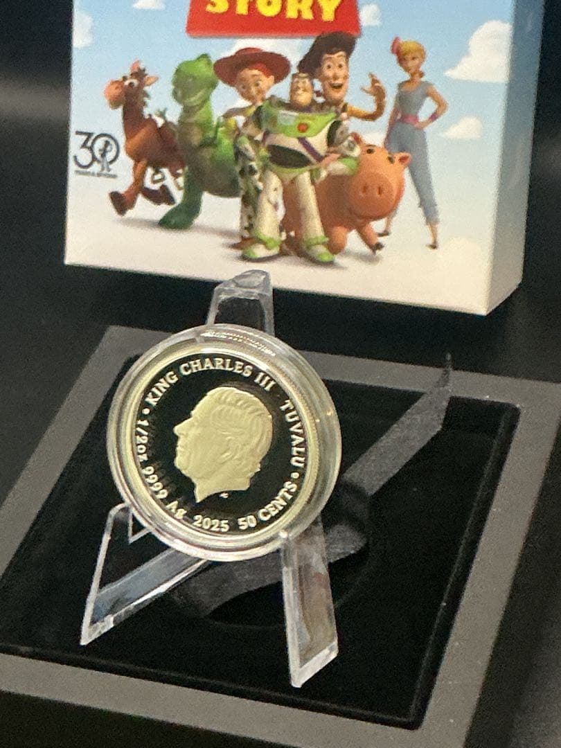 2025年トイ・スオーリー３０周年記念　プルーフ銀貨