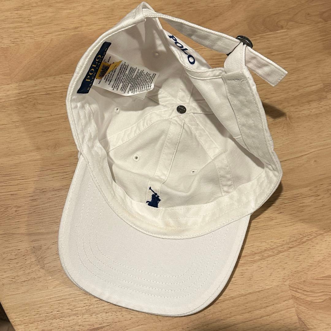Polo ホワイト　キャップ