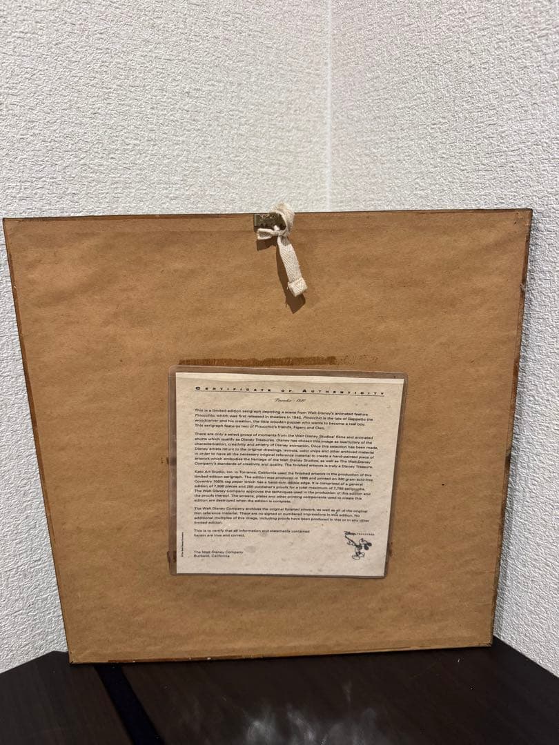 (24)【7500枚限定】 ギャラリー フィガロ クレオ　ピノキオ　Disney