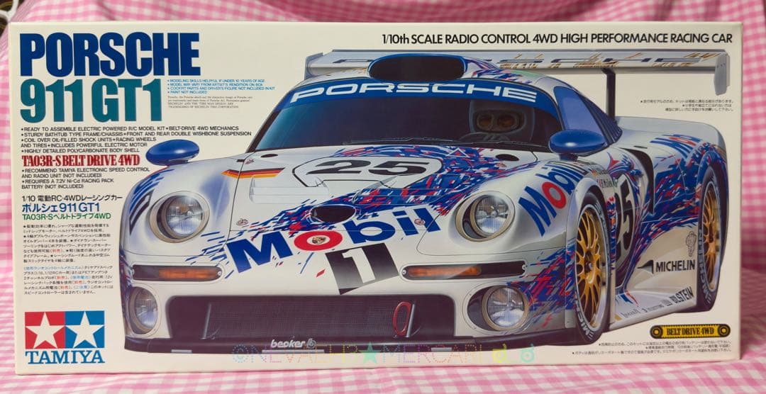 値下げ中★タミヤ◆ポルシェ911 GT1 TAO3R-Sベルトドライブ 1/10