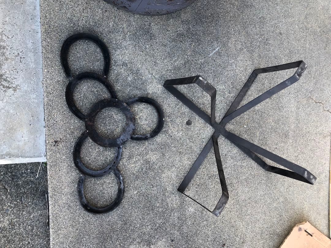 FUTURE FOX NAVAJO 焚き火台　シート　収納袋トングセット