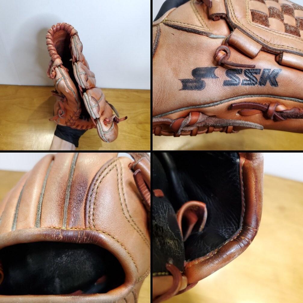 SSK エスエスケイ 日本製 スーパーソフト 旧ラベル 軟式グローブ