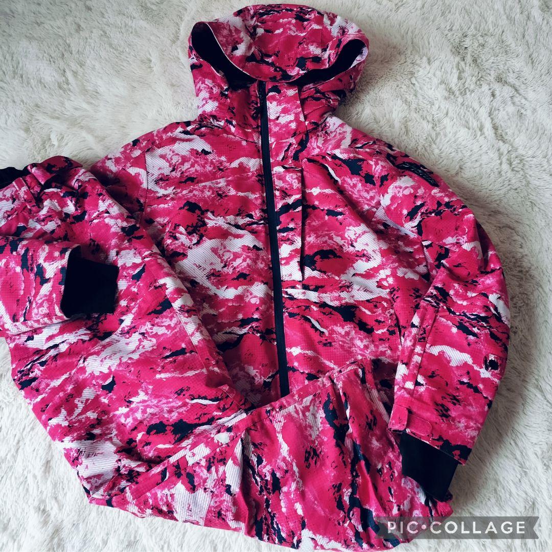 【美品】Phenix ジュニアスキーウェア 上下150　デモチーム　カモフラ総柄