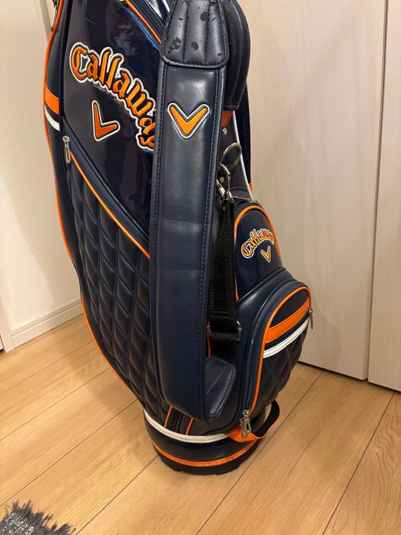 Callaway　キャディーバッグ　ネイビー/オレンジ