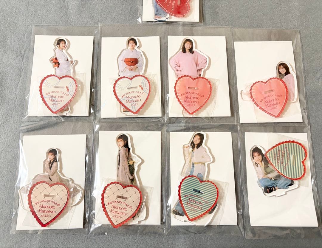 秋元真夏　ランダムアクリルスタンド2025 8種コンプ+東京限定アクスタ