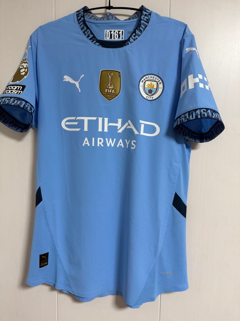 マンチェスターシティユニフォーム　デブライネ オーセンティック