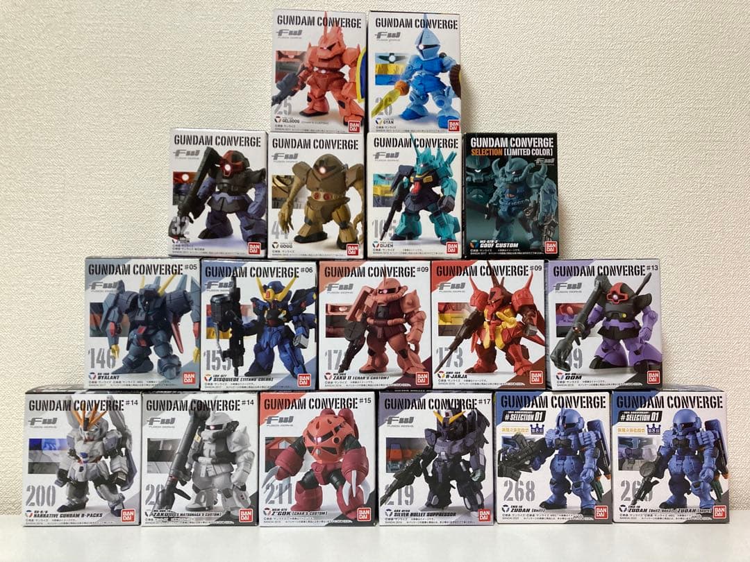 【新品 未開封】ガンダムコンバージ17体セット