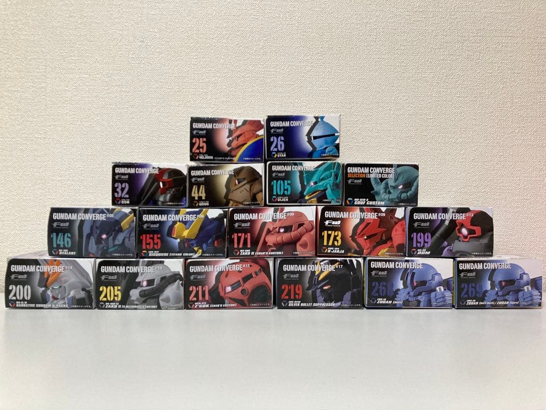 【新品 未開封】ガンダムコンバージ17体セット