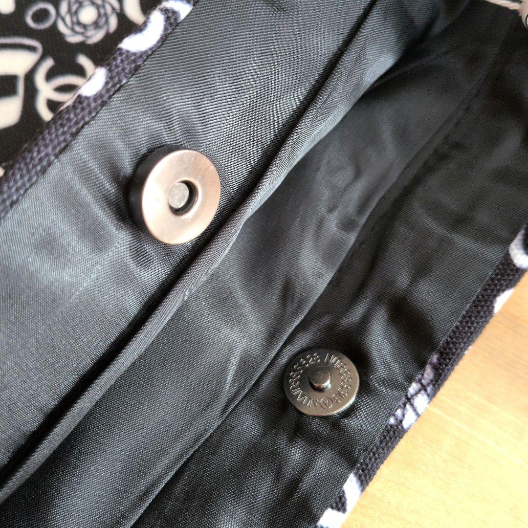 CHANEL トートバッグ ブラック ホワイト