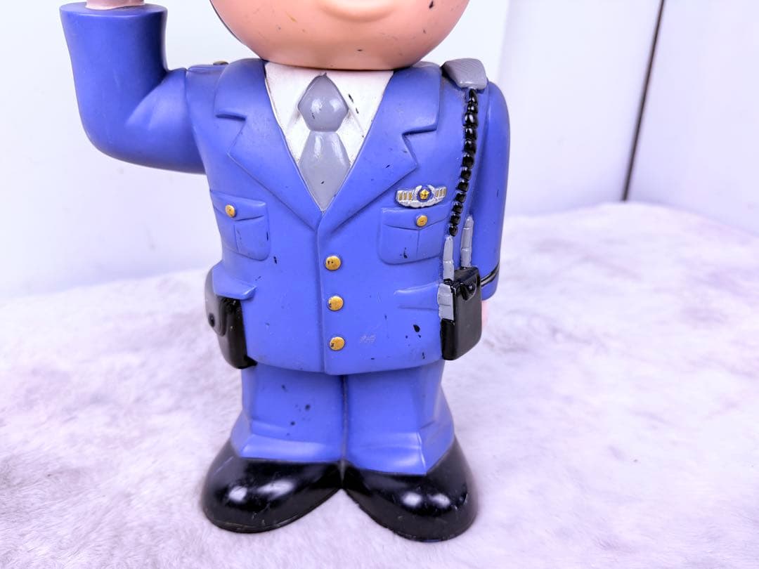 激レア！ 37cm 埼玉県警察 警察官 婦人警官 2体セットおまわりさん人形