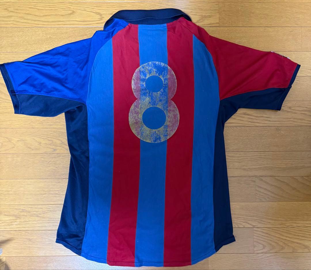 【ヴィンテージ】FCバルセロナ 00-01ホーム Nike正規品 Mサイズ