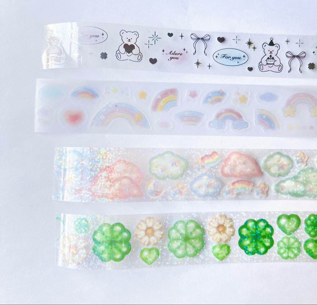 韓国作家様 韓国ダイソー ARTBOX キスカットテープ 切り売り ⑪