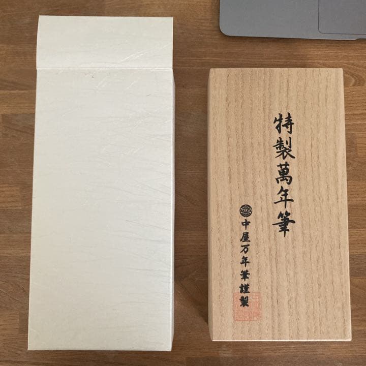 【極希少】中屋万年筆 ライター 碧溜 ロング 14K エボナイト