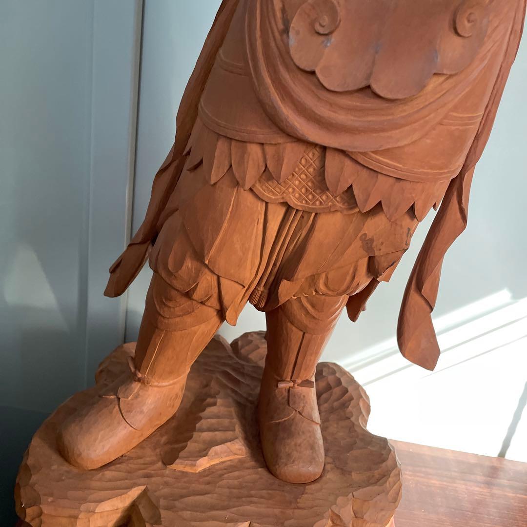 安底羅大将　仏像　約90cm 特大