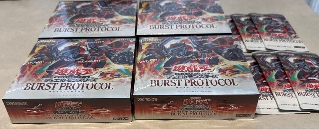遊戯王　バースト・プロトコル　4BOX （シュリンク付き）+6パック