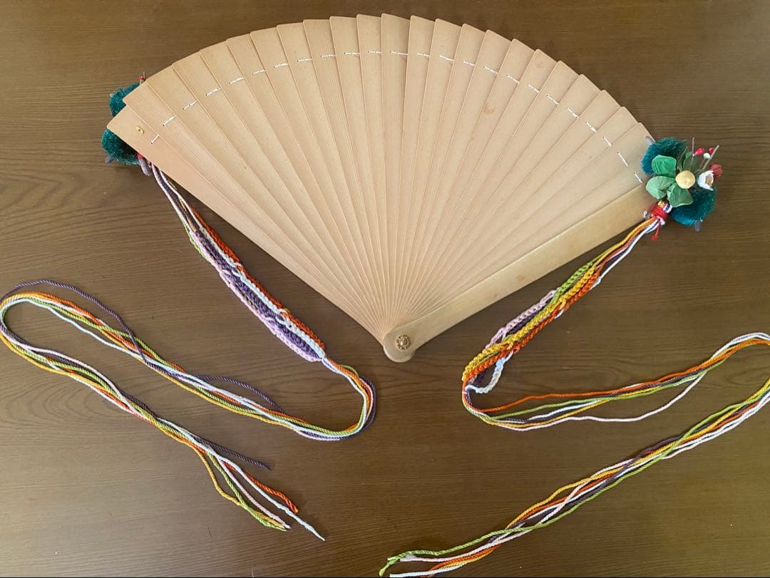 巫女　桧扇　檜扇　浦安の舞