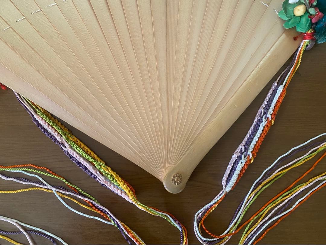 巫女　桧扇　檜扇　浦安の舞