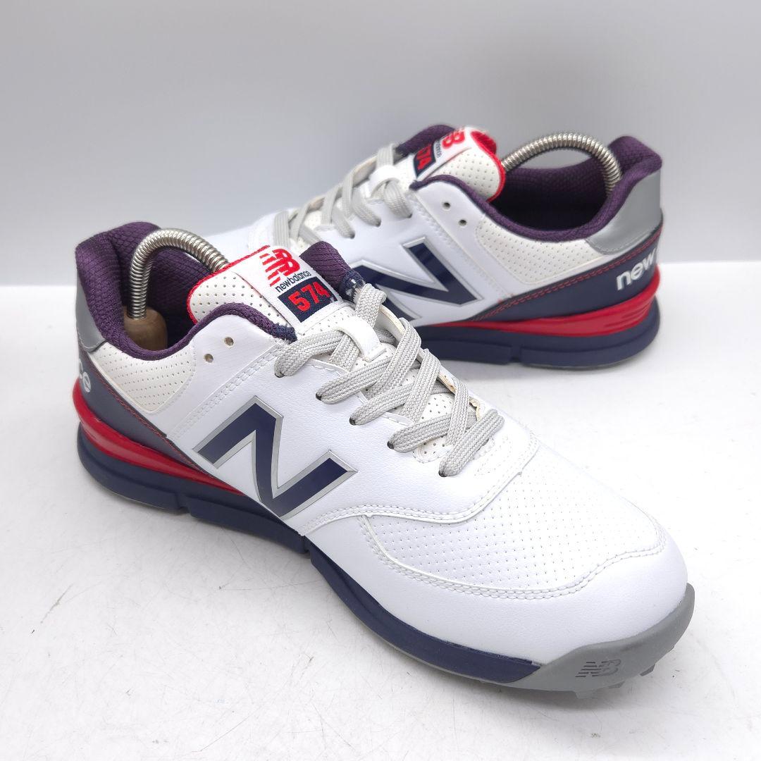 美品 new balance ニューバランス ゴルフシューズ スニーカー