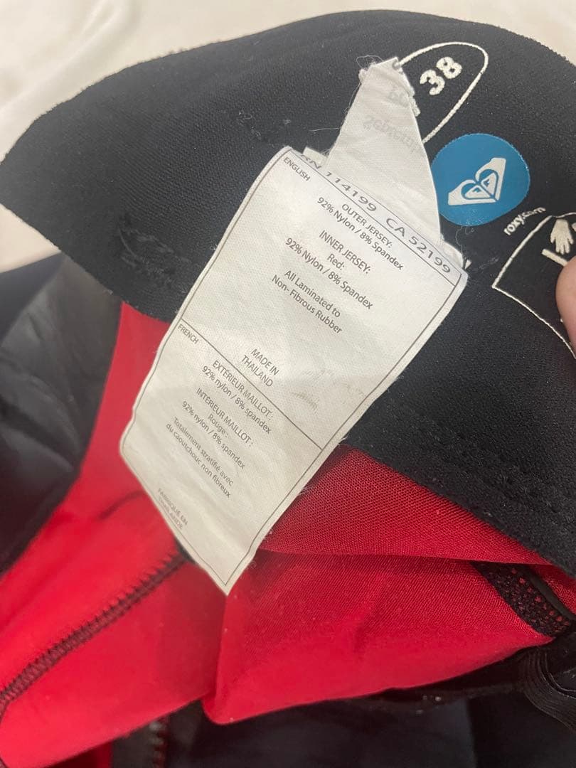 ロキシー ウエットスーツ　フルスーツ ブラック ピンク