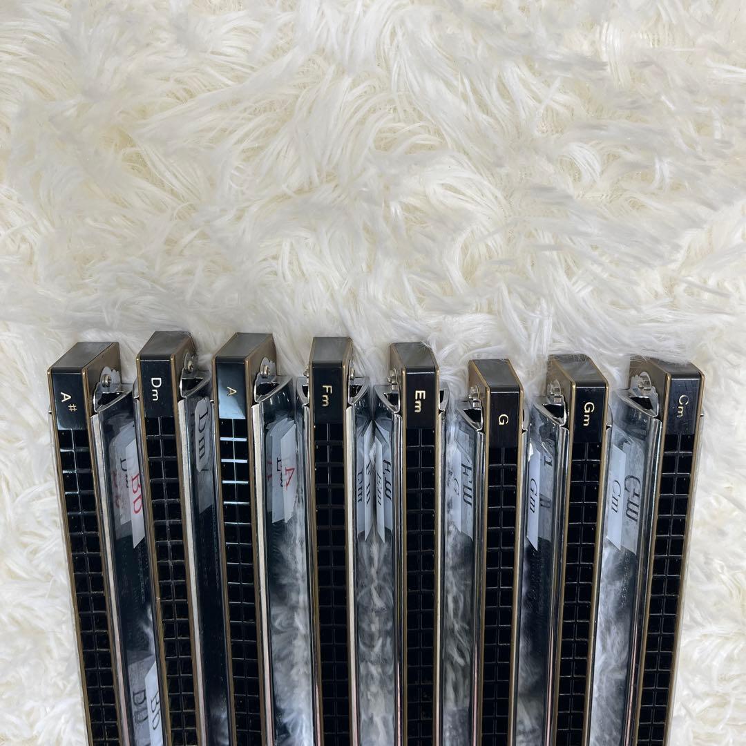 トンボ プレミアム21トーン バンド デラックス21トーン ハーモニカ 8本