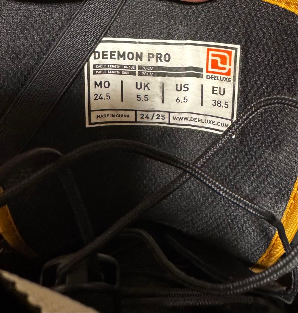 DEELUXE ディーラックス DEEMON PRO CTF24.5センチ