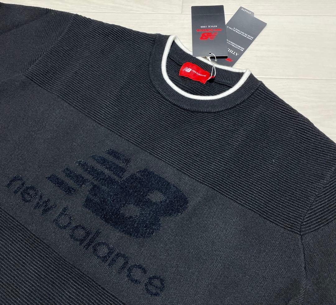 りん ニューバランス ゴルフ クルーネック プルオーバー メンズ ニット